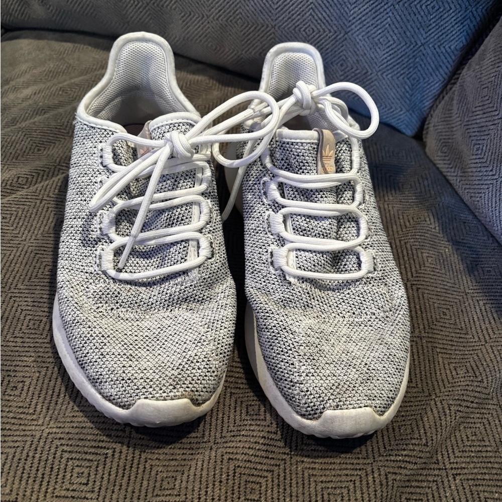 Adidas‎ Women’s Tubular White and Gray Sneakers Size 8 A00505